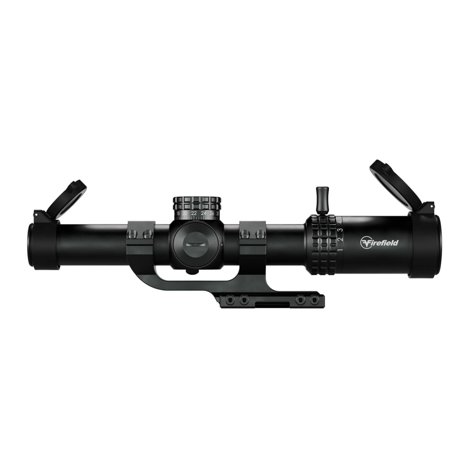 Firefield RapidStrike 1-10x24 Shockproof, Fogproof, and Water-Resistant Riflescope Kit with BDC Reticle, Locking Turrets, and Multi-Coated Optics (Black)