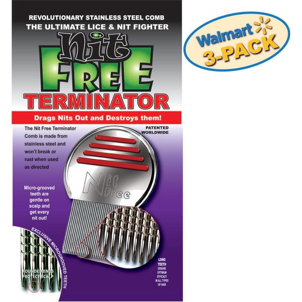Nit Free Terminator Lice Comb 3 Pack Walmart Com Walmart Com Nit Free Terminator Lice Comb 3 Pack Walmart Com Walmart Com