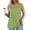 01_Pear Green, variant on Tank Tops Plus Size Women's Cute Flowy Pleated Tees Chic Lightweight T-Shirts YH003 5XL