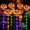 halloween led light, variant on AGCAN Solar Halloween Pumpkin Pathway Stake Lights - 6 Connected Jack-O-Lantern Lights, 8 Lighting Modes, 6-12H Long-Lasting Glow, Waterproof Outdoor Yard Garden Party Decor