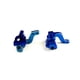 thumbnail image 2 of Brazo de nudillo de dirección de aluminio yuxing 10917 Para coche modelo RC de carreras a escala 1/10 Piezas Azules, 2 of 5