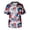01-Deep Red, variant on 1776-2026 250th Anniversary USA Scrubs for Men 4th of July V-Neck Tunic Nursing Scrub Top with Chest Pocket, Tuckable Durable Fabric 02-Royal Blue M