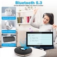 thumbnail image 3 of Reproductor de CD HOTT portátil con 4 altavoces Bluetooth FM negro, 3 of 8