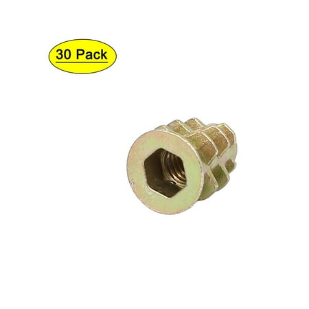 

Uxcell M4 x 10mm Hex Socket Head Insert Screws E-Nuts Furniture Fittings (30-pack)
