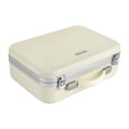 thumbnail image 5 of Makeup Train Case Orgarnizer with Rectangular Lights and Mirror, Travel Makeup Carrying Case Cosmetic Organizer White, 5 of 8