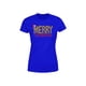 thumbnail image 2 of Playera Blusa Con Estampado Merry Christmas Estilo Animal Print Ropa Para Mujer Color Azul Talla Chica Marca Emil SaEs, 2 of 4