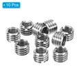 thumbnail image 3 of Unique Bargains Adaptateurs de Filetage Manchon Écrou Réducteur M8*1.25 Mâle vers M6*1 Femelle Insert de Réparation Écrou Vis Réducteur 6mm 10 Pcs, 3 of 6