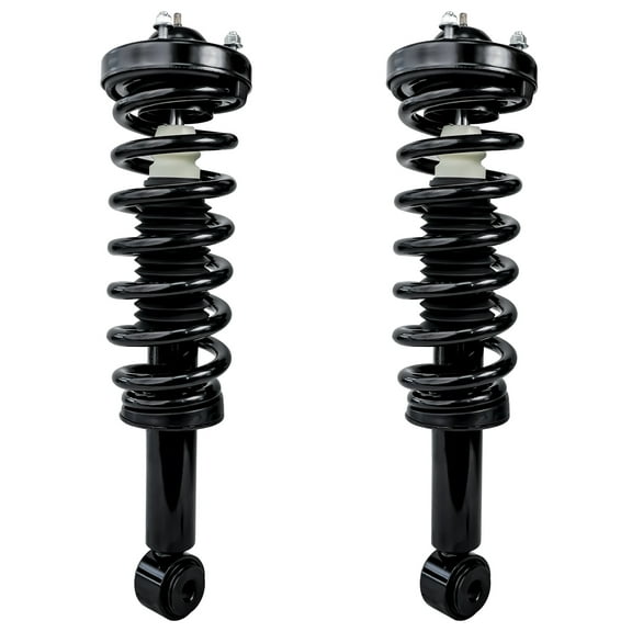 Detroit Axle - Front Struts for RWD 2009-2013 Ford F-150 Complete 2 Struts w/Coil Spring 2010 2011 2012 Replacement Quick Install Ready Struts Assembly