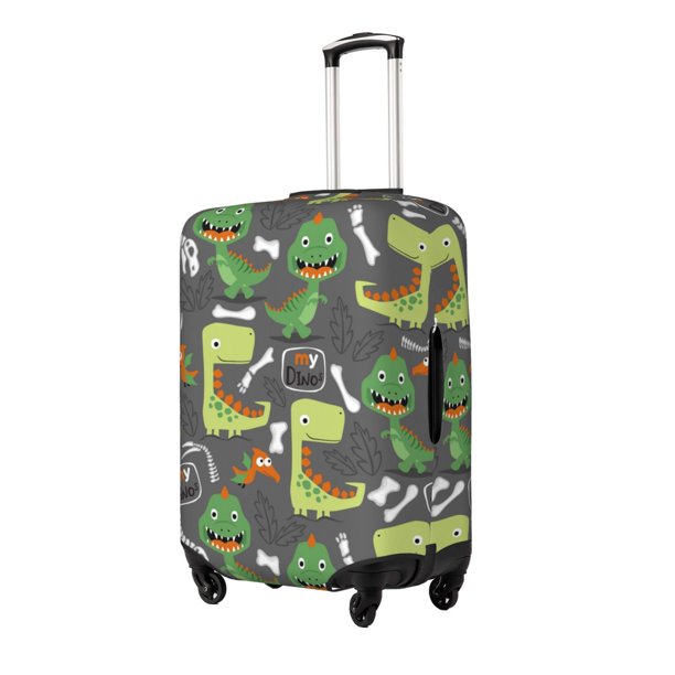 Fotbe Cartoon Dinosaurs.Cute Dinosaurs Funda Protectora para Equipaje, Antirrayones y Resistente a la Suciedad, Compatible con Maletas de 18 a 32 Pulgadas-Medium