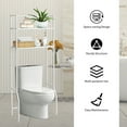 thumbnail image 5 of Costway 2 Tier Storage Rack Over Washing Machine Toilet Space Saver, 5 of 9