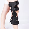 thumbnail image 1 of Lightweight Unilateral Knee Support Brace for Arthritis Pain Relief & Post-Surgery Rehabilitation – Ideal for Running, Daily Activities with Sturdy Durable Material and Slim Profile Design (Black), 1 of 5