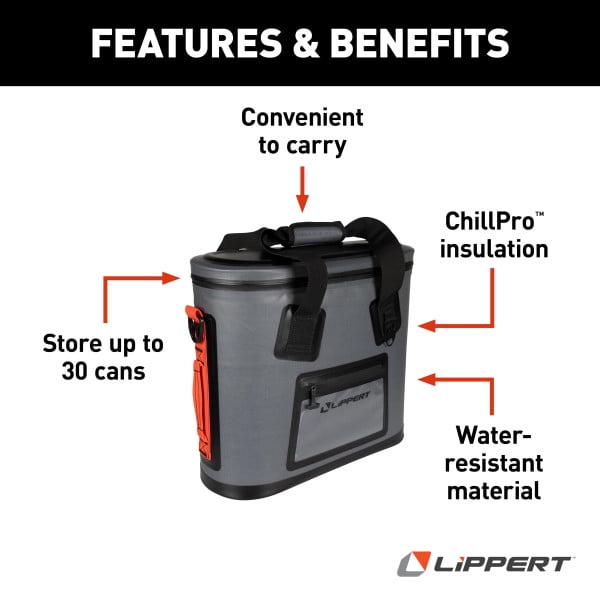 Lippert Components Adventure Pro Beverage Cooler 22.5 Quart 2021099913