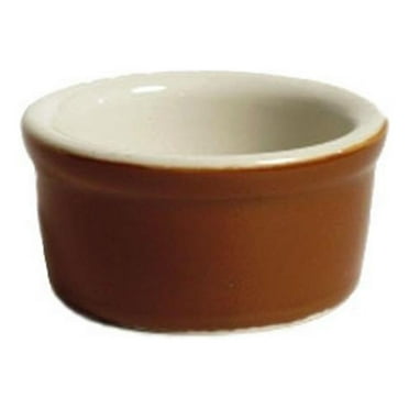 Tuxton China B3X-035 3.25 in. Ramekin - Autumn-Eggshell  - 4 Dozen