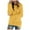 Yellow, variant on Hoodie Women Cute Winter Fall Loose Crewneck Long Sleeve Blouson Drop Shoulder Pleated Plain Leisure Cotton Tunics Tops Top(Beige,L)