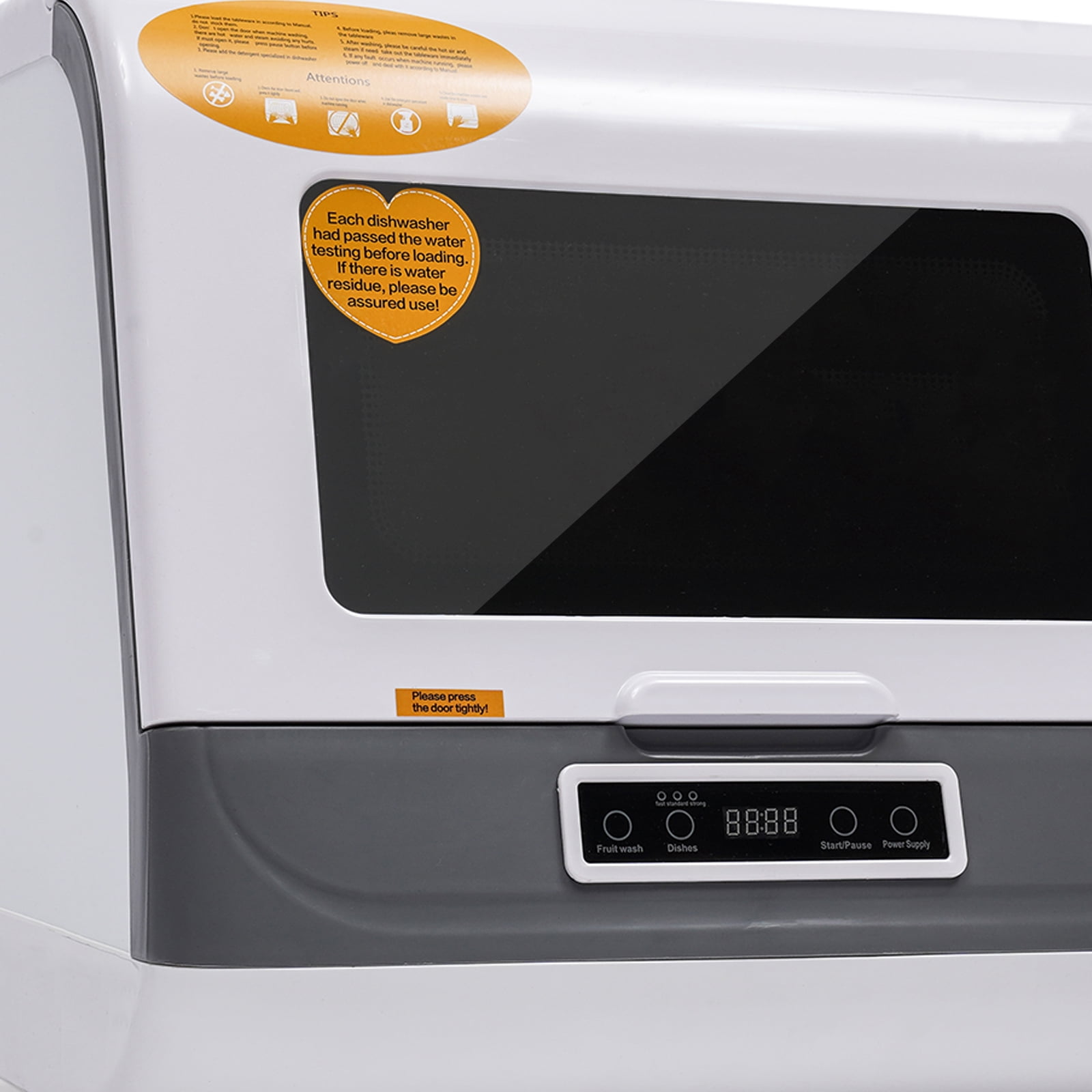 TOOL1SHOoo Portable Dishwasher Compact White Air-Cooled Drying