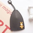 thumbnail image 1 of Pompotops Leather Car Key Case Cover Cute Key Case Protection Bag Access Control Card Case Water Drop Car Door Anti-theft Door Head Clearance, 1 of 2