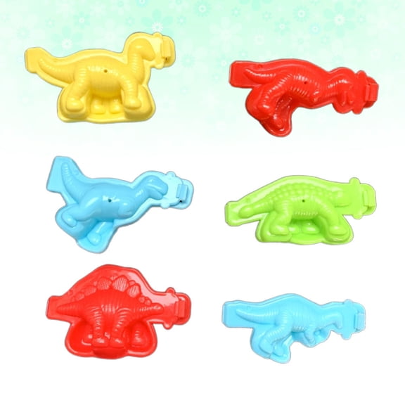 FELTECHELECTR Kids Clay Tools 12Pcs Dinosaur Model Plasticine Mold for Creative Play