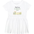 thumbnail image 3 of Inktastic My First Easter 2026 Train Girls Baby Dress, 3 of 5