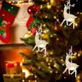 thumbnail image 6 of Mecorevxz Christmas Hanging Lighted Ornaments Crystal Acrylic Reindeer Shaped Christmas Ornaments for Christmas Tree Indoor Home Decor,Christmas Gifts, 6 of 6