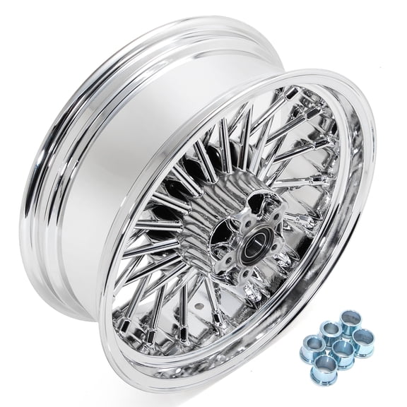 16x5.5 Fat Spoke Rear Wheel Rim for Harley Dyna Fat Bob FXDF Street Bob FXDB Softail Deuce Slim Breakout Custom