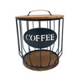 thumbnail image 3 of Coffee Pod Holder Coffee Capsule Cages Coffee Pod Storage Basket for Kitchen Black, 3 of 8