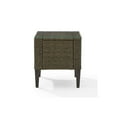 thumbnail image 2 of Crosley Furniture Rockport Traditional Wicker Outdoor Side Table in Light Brown, 2 of 4
