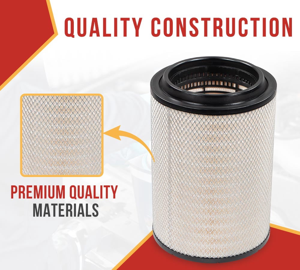 P606720 Engine Air Filter Compatible with VN VNL 780 760 860 670 630; VN 780 670, VH, VHD, VNM, D12, D13, D16 Replaces 21715813 RS4642 20411815 AF26163M AF26472M LAF9201
