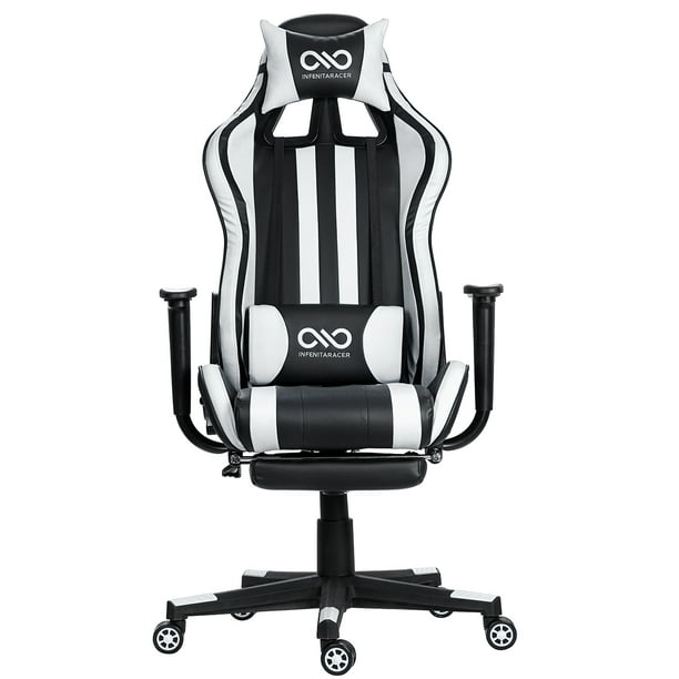 Pc Gaming Chair With Footrest 180 Degree Recliner Heavy Duty Frame Ergonomic Racing E Sports Style Executive Office Chair Computer Desk Chair Home Office Walmart Com