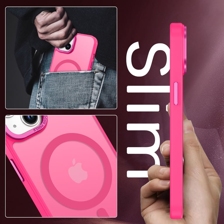 BENTOBEN iPhone 13/14 Slim Magnetic Case - Red photo 3