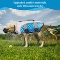 thumbnail image 4 of QBLEEV Dog Life Jacket and Life Vest, Pet Safety Coat, Reflective Adjustable Puppy Lifesaver with Rescue Handle, Ripstop Safety Swimsuit for Small to Large Dog-XXL, 4 of 7