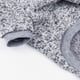thumbnail image 5 of Suéter para perro, suéteres cálidos para perros, ropa para gatos, abrigo polar para mascotas para cachorros, perros pequeños, medianos y grandes, rosa y gris, 5 of 5