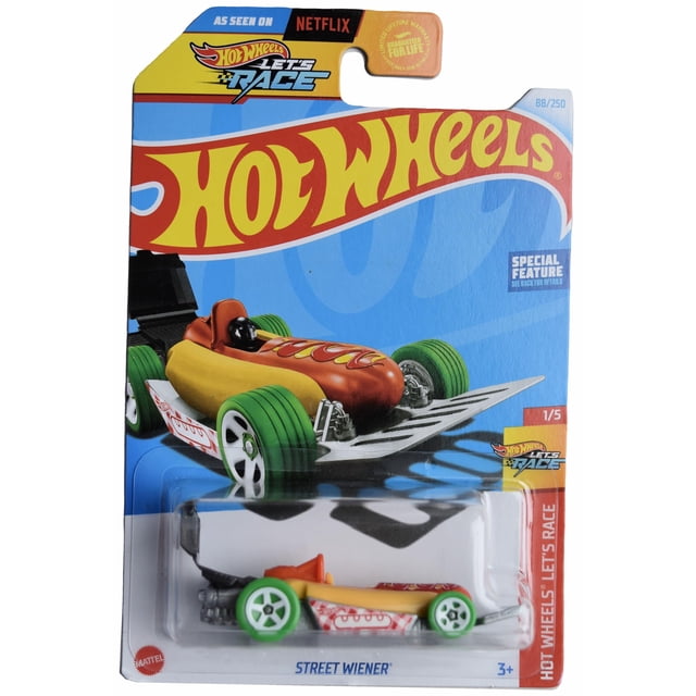 Die Cast Hot Wheels Street Wiener Let's Race 1/5 88/250 1:64