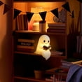 thumbnail image 4 of Halloween Ghost Night LightYZEGDCH Halloween Decor Indoor Cute Ghost Reading Lamp Warm Lighted Figurine Lamps for Party Bedroom Study Room, Gifts for Kids Women Men(6 inch), 4 of 7