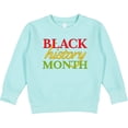 thumbnail image 2 of Inktastic Black History Month Red, Green, Yellow Toddler Sweatshirt, 2 of 4