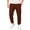Coffee, variant on ITSAME Boys Girls Jogger Sweatpants Fleece-Lined Drawstring Elastic Waist Fall Winter Casual Active Pants with Pockets Black Size 5T