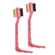 thumbnail image 2 of Cepillo para palos de golf, limpiador de ranuras para palos, herramienta de limpieza de usos múltiples de doble cara de plástico, accesorios de golf para golf Deportes Ecomeon no, 2 of 5