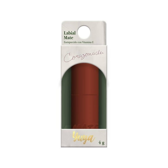 Labial Yuya Republic Cosmetics Corazonada en barra  de 4 g