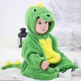 thumbnail image 4 of Cartoon Animal Shape Pajama Unique Shape Loose Long Sleeve Nightshirt for Bedroom, 4 of 5