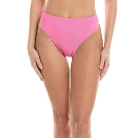 VYB womens Kimmy Vintage High-Waist Bikini Bottom  l  Pink