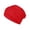 Red, variant on EnJoCho Ladies Outdoor Travel Cap Women's Solid Color Turban Pleated Bottom Small Hat Silk Cotton Headscarf Hat