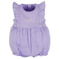 thumbnail image 3 of Onesies Brand Baby Girl Ruffle Sleeve Rompers, 3-Pack, Sizes, 0/3 Months - 24 Months, 3 of 8