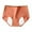 Brown, variant on Women'S Physiological Panties Seamless Mid-Waist Breathable Underwear Beige M