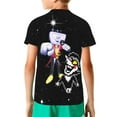 thumbnail image 3 of Spamton Deltarune Youth T-shirt Short Sleeve Graphic Tops Breathable Shirt Tees, 3 of 9