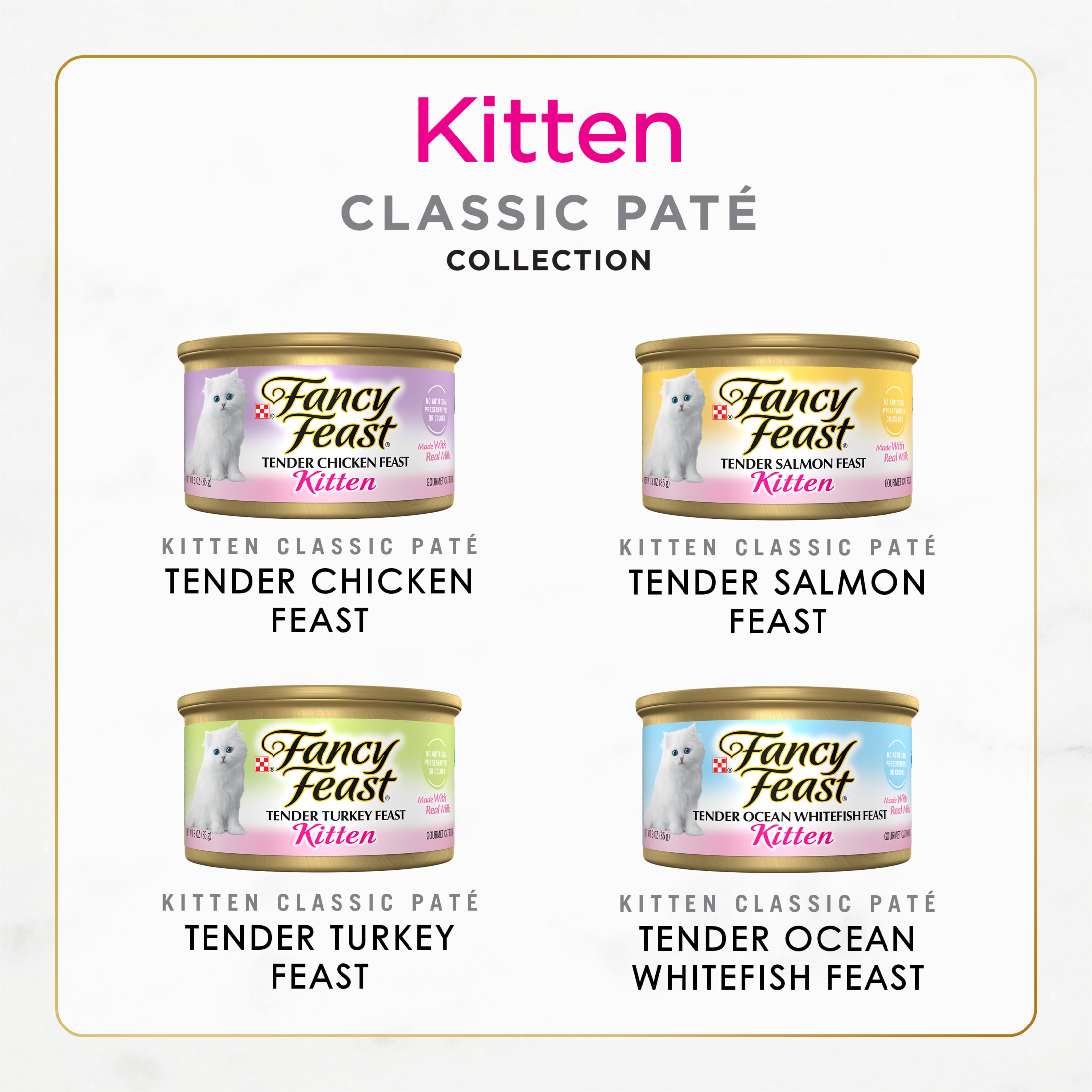 Purina Fancy Feast Kitten Wet Food Variety Pack, 24 Cans photo 4