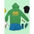 thumbnail image 3 of You Decide - Dual Mood Emoji Retro Graphic Youth's Hoodie, 3 of 4