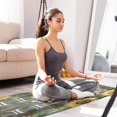 thumbnail image 5 of 2 Piece Grey Sunflower Flowers Rug Kitchen Rug Set, Decor Kitchen Rugs, Absorbent Non-Slip Washable Floor Mats, Home Indoor Runner Rugs 17"x47"+17"x30", 5 of 7