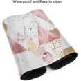 thumbnail image 4 of Rose Gold Pink Geometric Gaming Mouse Pad Large XL Long Extended Pads Big Mousepad Keyboard Mouse Mat Desk Pad Home Office Decor Accessories for Computer Pc Laptop, 4 of 6