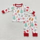 thumbnail image 1 of Venta al por mayor, conjunto de Navidad para niños pequeños, camisa de manga larga, Tops, traje de cangrejo para niños, pantalones a juego para bebé (niño o niña), ropa roja, 1 of 4