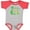 Heather and Red, variant on Inktastic My Sister Loves Me Baby Boy Boys Baby Bodysuit