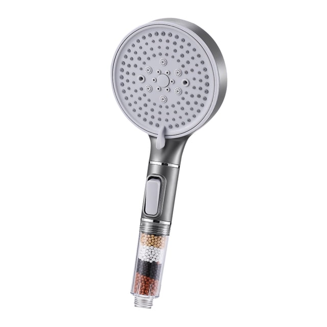 EGNMCR Bathroom Accessories With Filtering Function Shower Head - High-Pressure Handheld Showerhead - Hard Water High Pressure 5 Spray Modes Handheld Shower Head For The Elderly, Children Shower Head